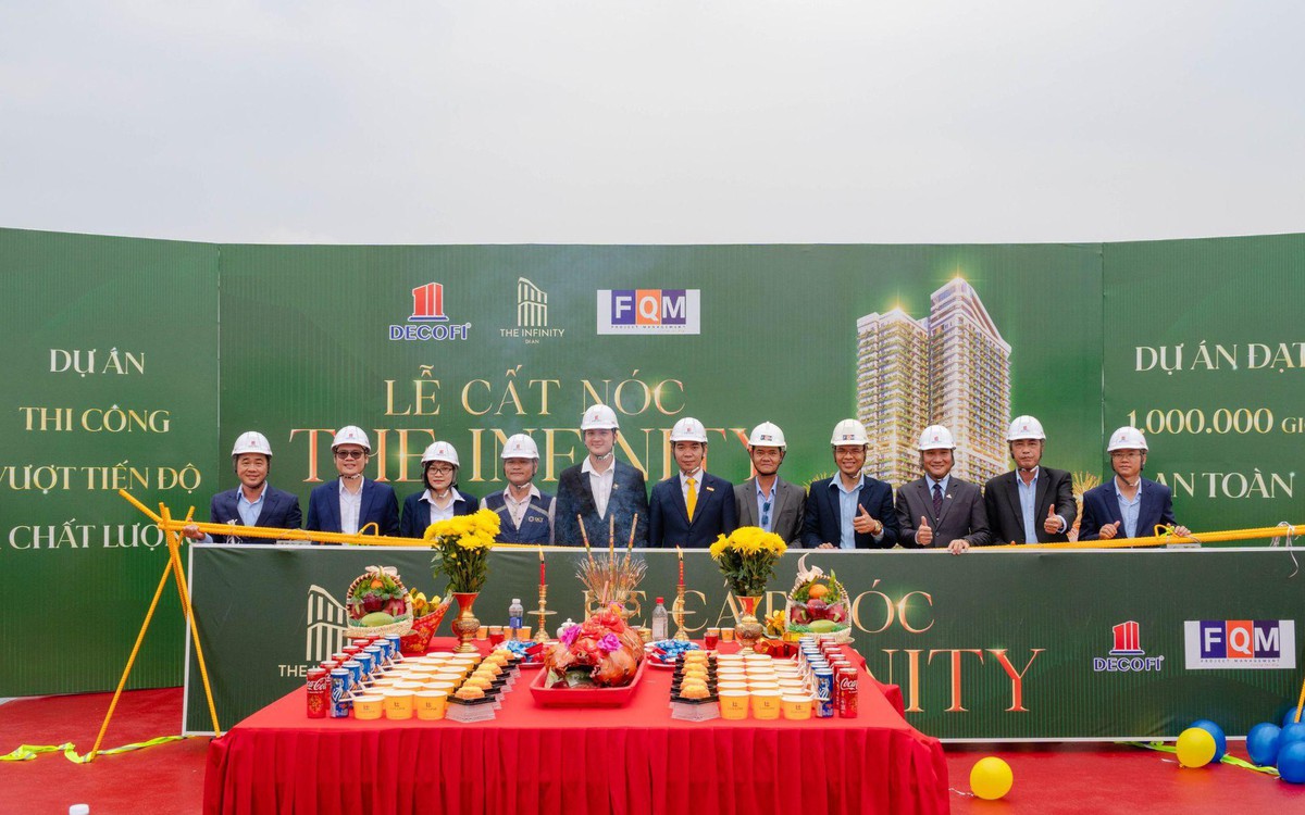 Dự án The Infinity Dĩ An cất nóc vượt tiến độ 3 tháng