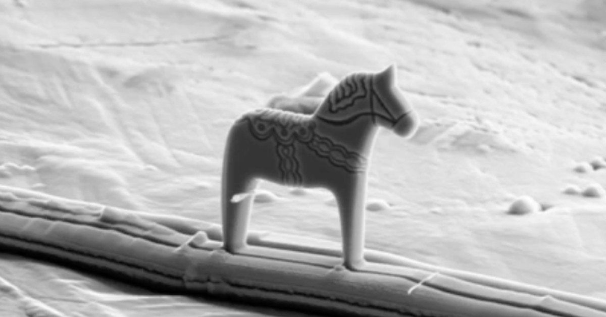 Ngựa Dala nhỏ nhất thế giới, chỉ bằng 1/10 sợi tóc người