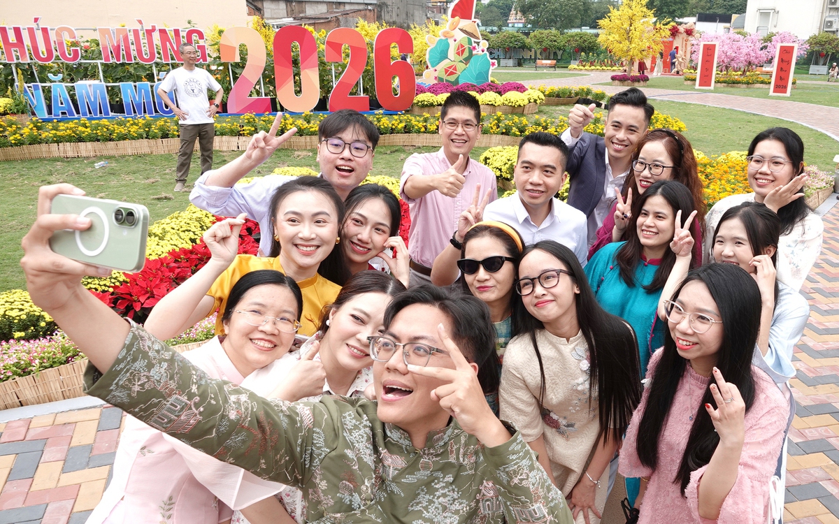 Xuân về từ công viên, vườn hoa ở TP.HCM