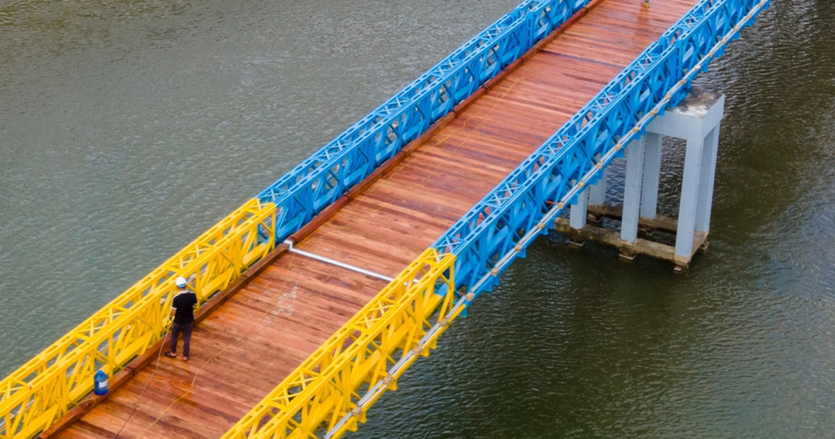 Ngắm cầu Hiền Lương vừa tu bổ xong, mở cửa miễn phí tham quan dịp Tết