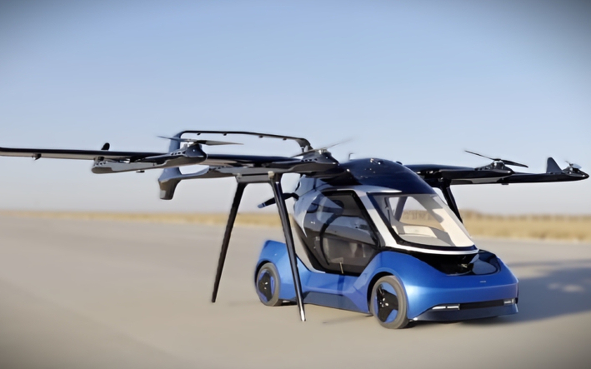 Ô tô bay đúng nghĩa: Bình thường là xe điện 300km/sạc, gắn cánh quạt là bay 150km/h