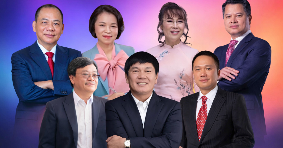 Một năm tài sản của những người giàu nhất Việt Nam tăng 'chóng mặt', 8 người vượt 1 triệu tỉ đồng