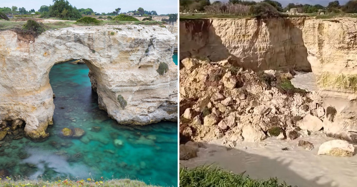 'Vòm Tình Nhân' ở Ý sụp đổ đúng ngày Valentine