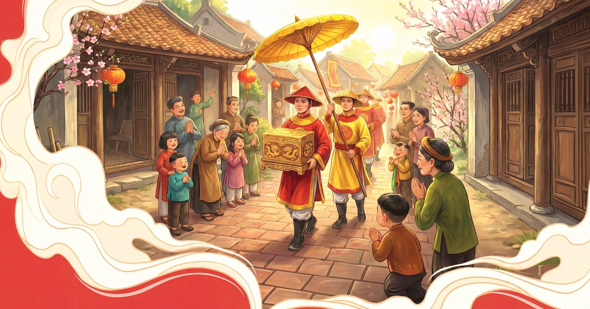 Thú vị Tết Việt ngày xưa, dịp hiếm người dân có thể gặp Vua