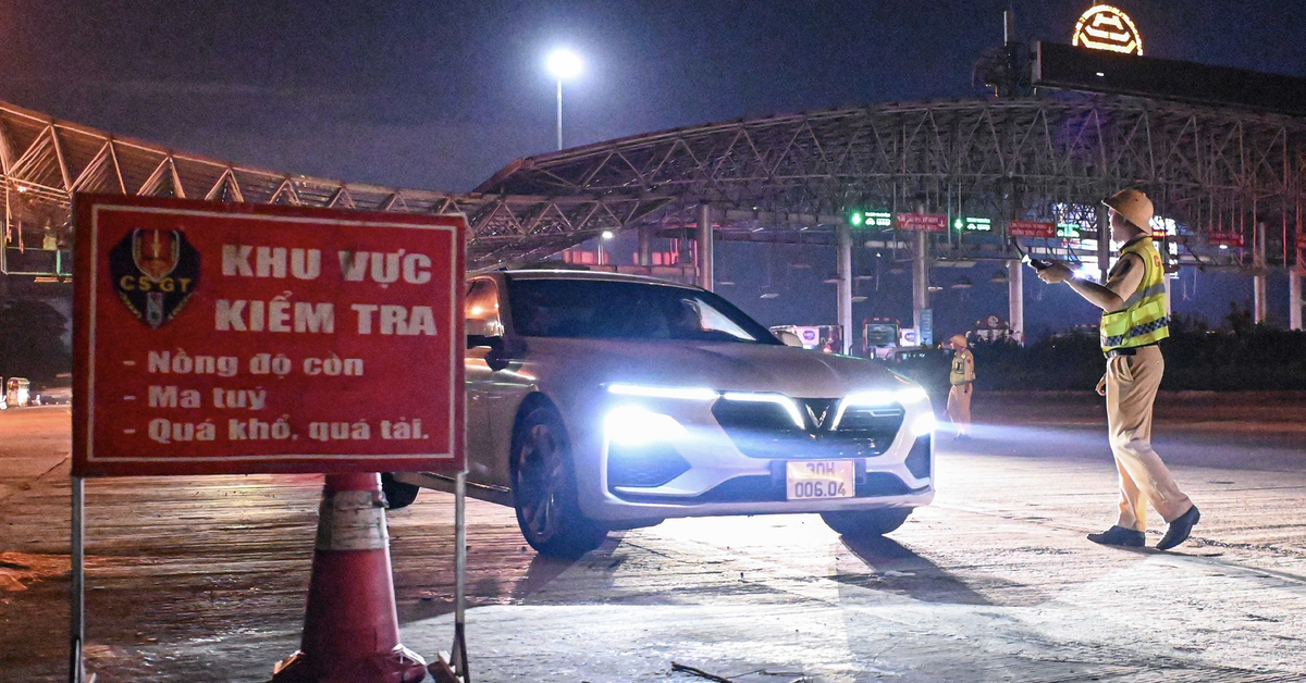 Sẽ đồng loạt kiểm tra nồng độ cồn từ 10h sáng mùng 1, camera AI 'không nghỉ Tết'