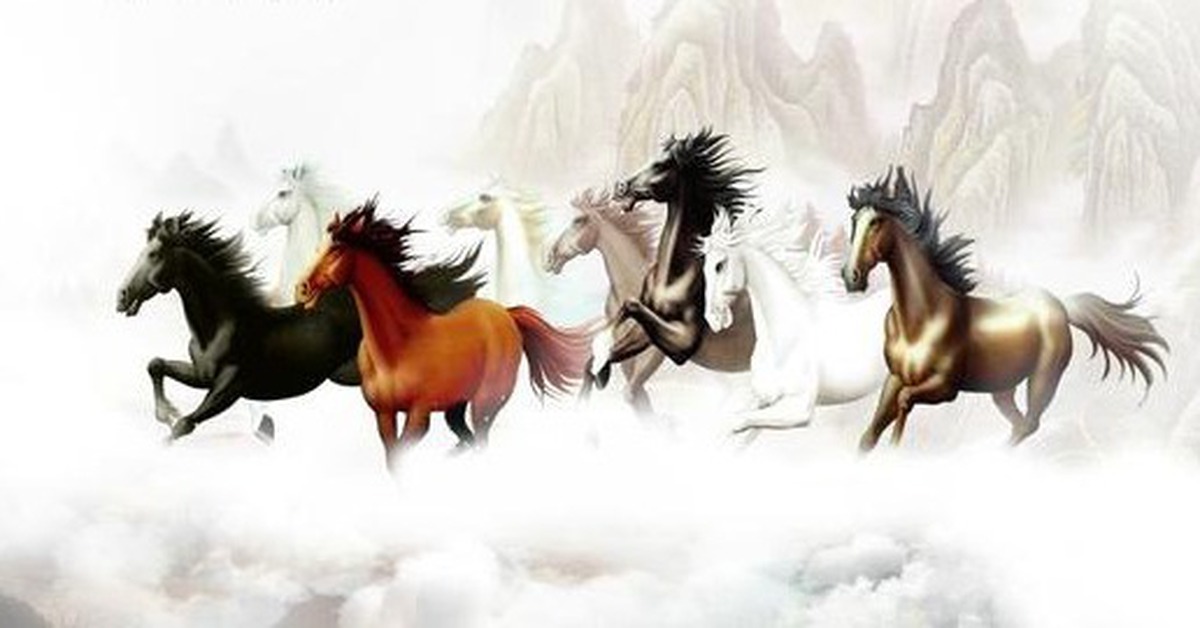 Vì sao 'Mã đáo thành công' thường đi cùng hình ảnh 8 chú ngựa?