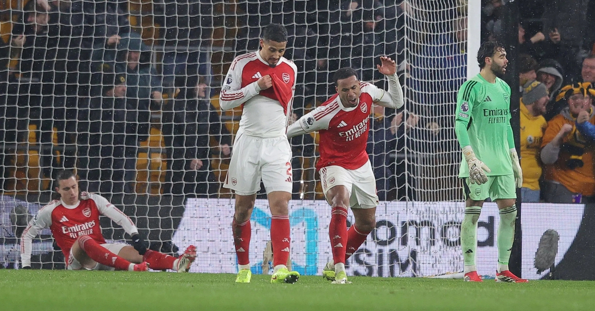 Arsenal phá vỡ kỷ lục chưa từng có tại Ngoại hạng Anh sau trận hòa trước Wolves