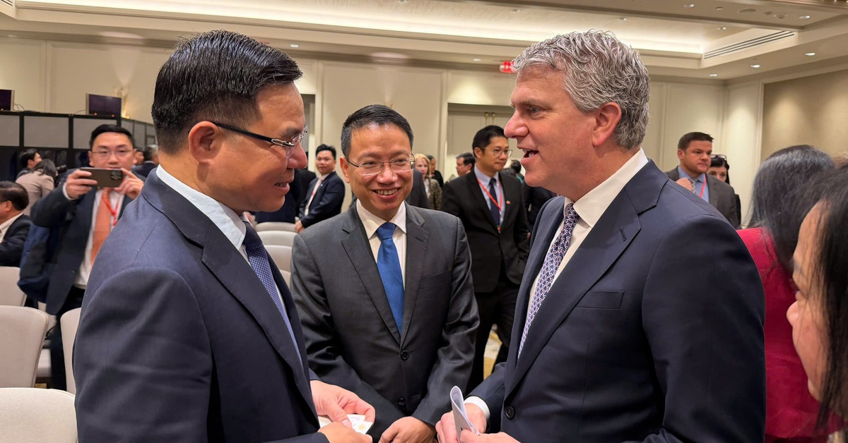 Quyền Bộ trưởng Công Thương trao đổi với Giám đốc cơ quan Thương mại quốc tế Mỹ