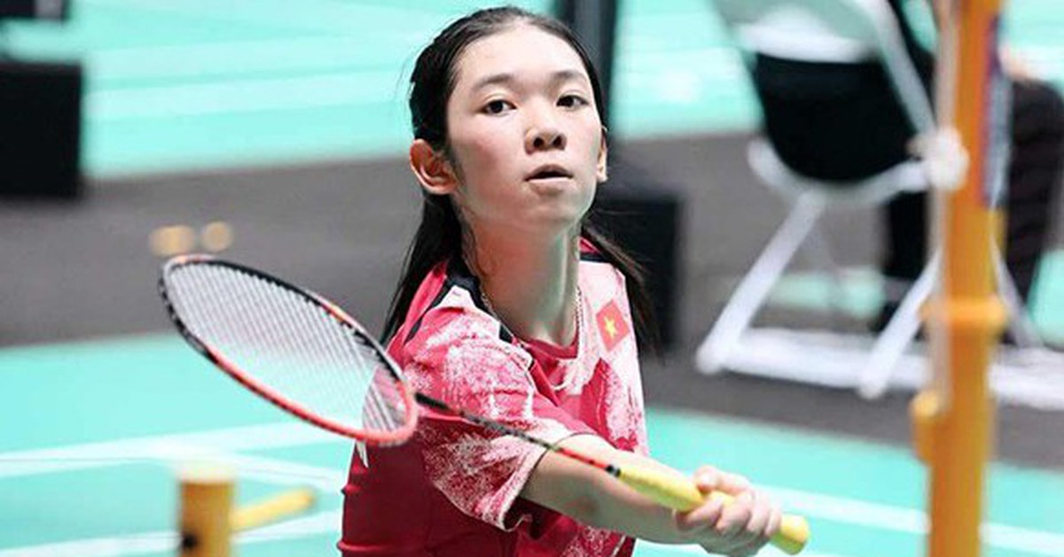 Cô gái 15 tuổi Việt Nam thăng tiến mạnh nhất làng cầu lông thế giới trong năm qua