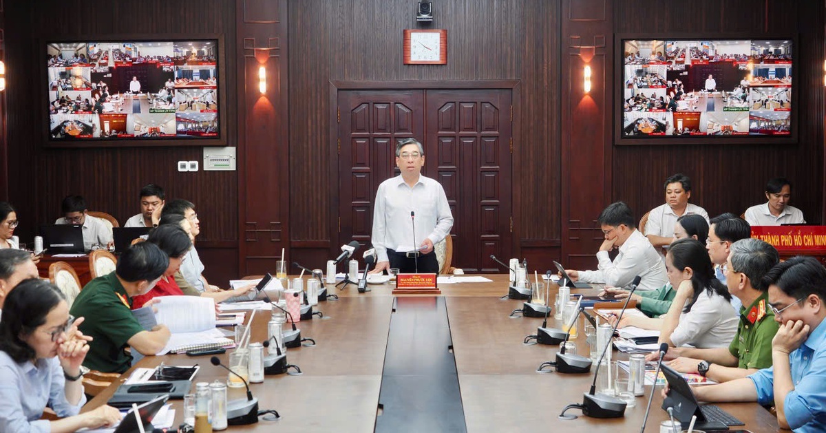 TP.HCM kết nối trực tuyến 40 điểm cầu báo cáo công tác chuẩn bị bầu cử