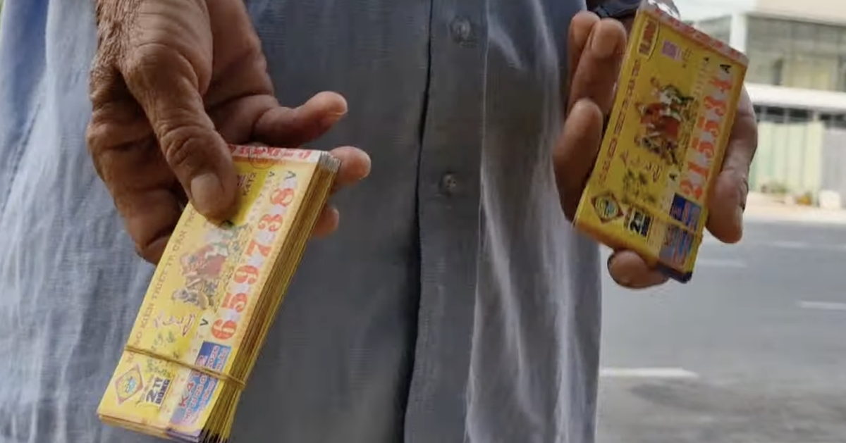 Vé số Tết, hôm nay đã bán cho 2 ngày sau