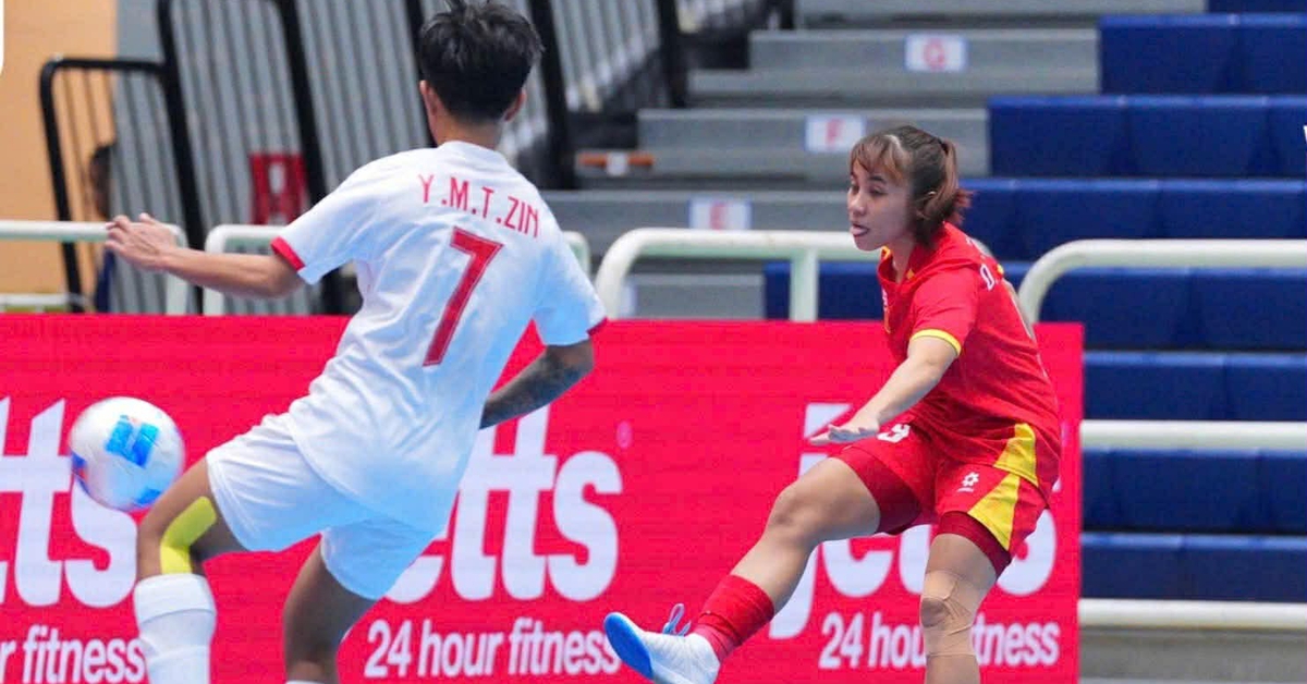 Ngược dòng thắng Myanmar, tuyển futsal nữ Việt Nam vào bán kết Giải futsal nữ Đông Nam Á 2026