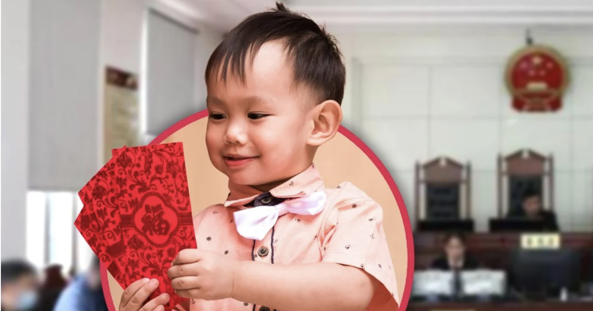 Bé trai 10 tuổi kiện cha đòi lại hơn 11.000 USD tiền lì xì