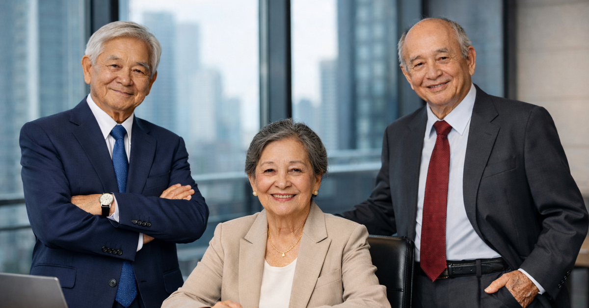 Những cụ ông, cụ bà U90 vẫn là chủ tịch, tổng giám đốc công ty niêm yết trên sàn