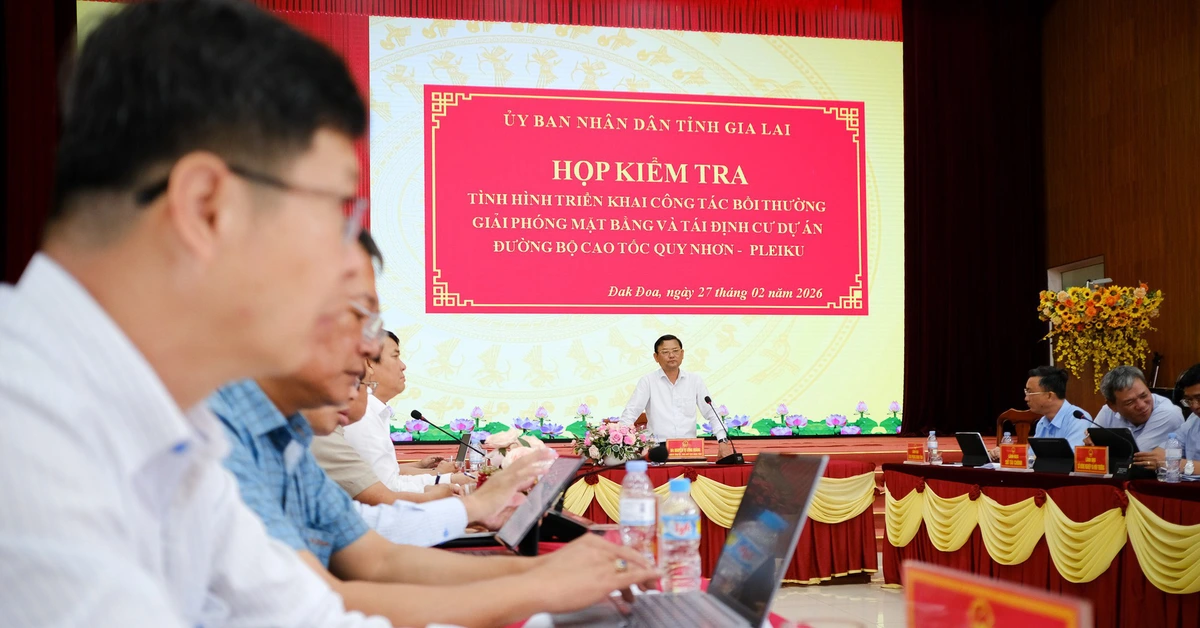 'Thần tốc, quyết liệt' giải phóng mặt bằng dự án cao tốc Quy Nhơn - Pleiku