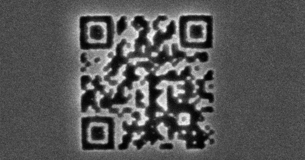 Mã QR nhỏ nhất thế giới: Nhỏ hơn vi khuẩn, mắt thường 'bó tay'