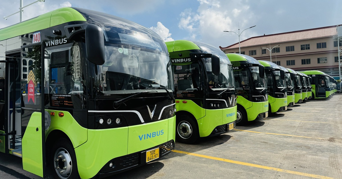 Thêm 169 xe buýt điện lăn bánh, TP.HCM dần xanh hóa giao thông công cộng