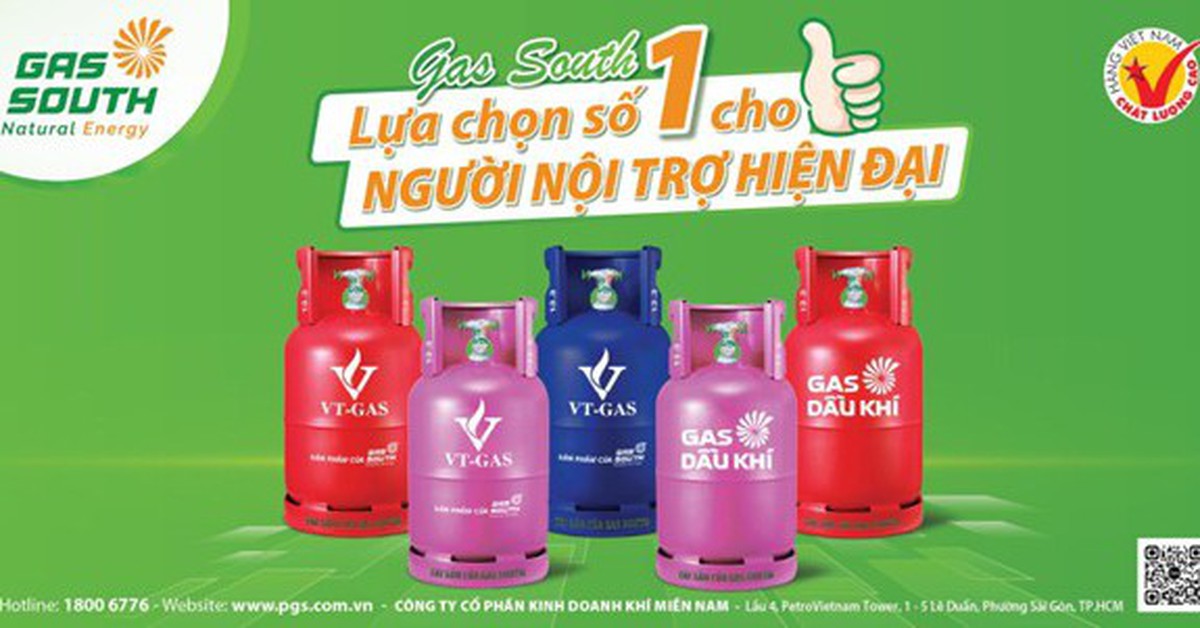 Giá gas trong nước tháng 3-2026: duy trì mức ổn định sau Tết