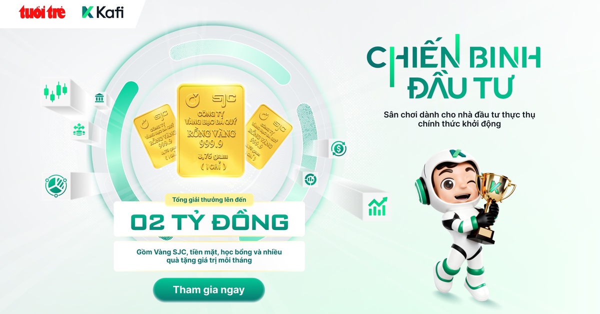 Tuổi Trẻ - Kafi phát động sân chơi chứng khoán “Chiến Binh Đầu Tư”