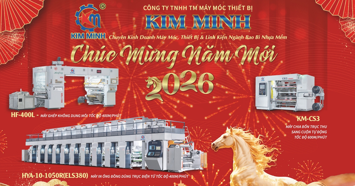 Giải pháp máy móc và linh kiện cho ngành bao bì nhựa mềm