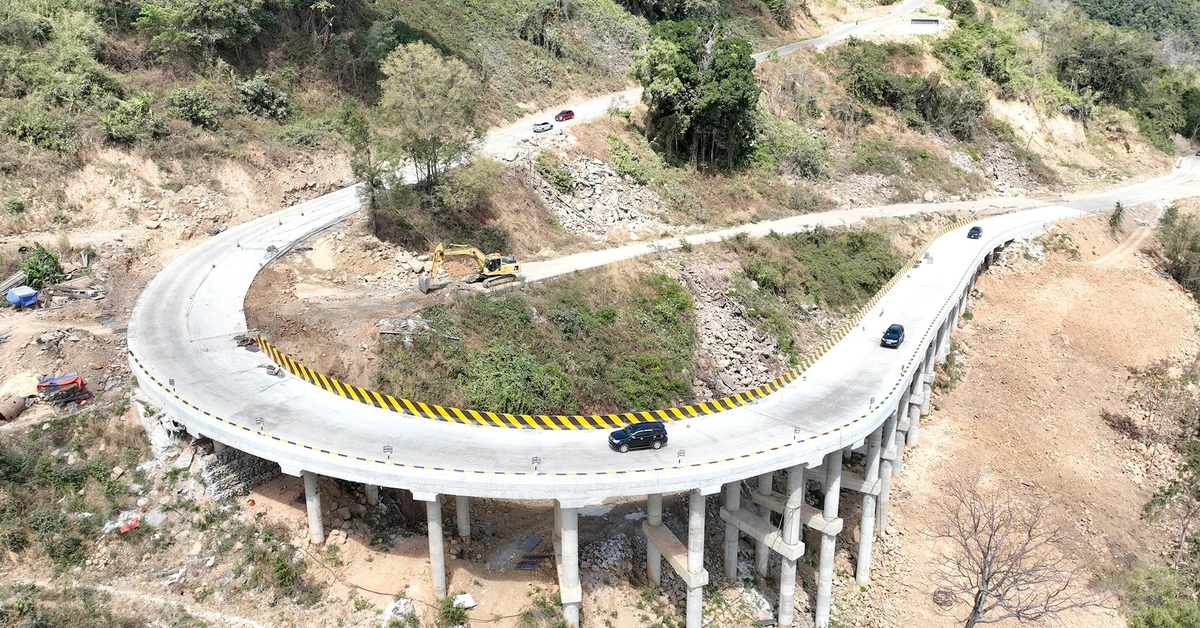 Quốc lộ 28B tăng tốc về đích, đường lên Đà Lạt thông thoáng dịp Tết