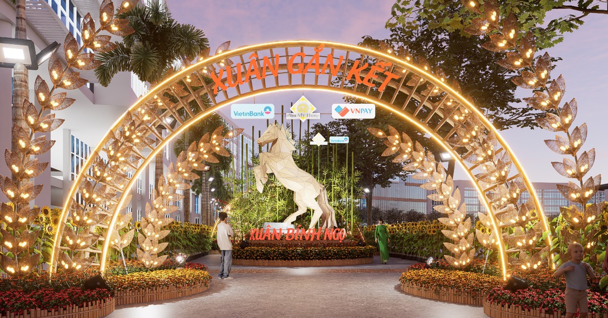 Đa dạng hình tượng linh vật ngựa tại Hội hoa xuân Phú Mỹ Hưng 2026