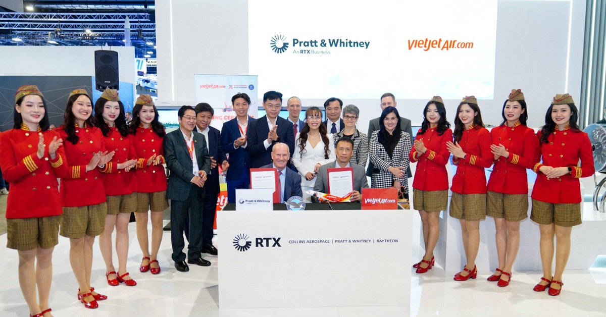 Vietjet đặt hàng động cơ Pratt & Whitney cho 44 máy bay Airbus A320neo