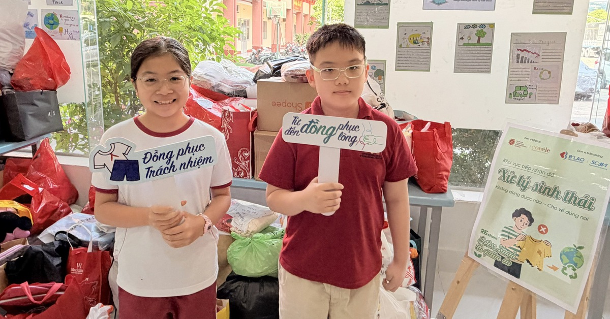 Tái chế quần áo, thói quen cần bắt đầu khi người tiêu dùng còn 'trẻ'