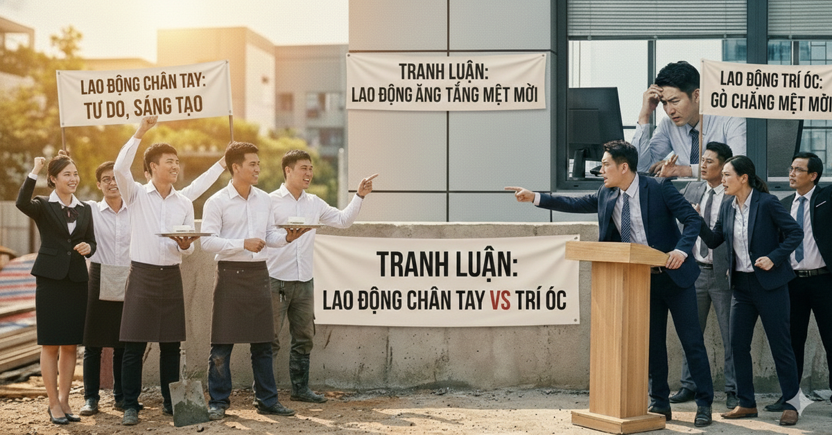 Ngày xưa chạy bàn mệt, bây giờ ngồi văn phòng có sướng hơn không?