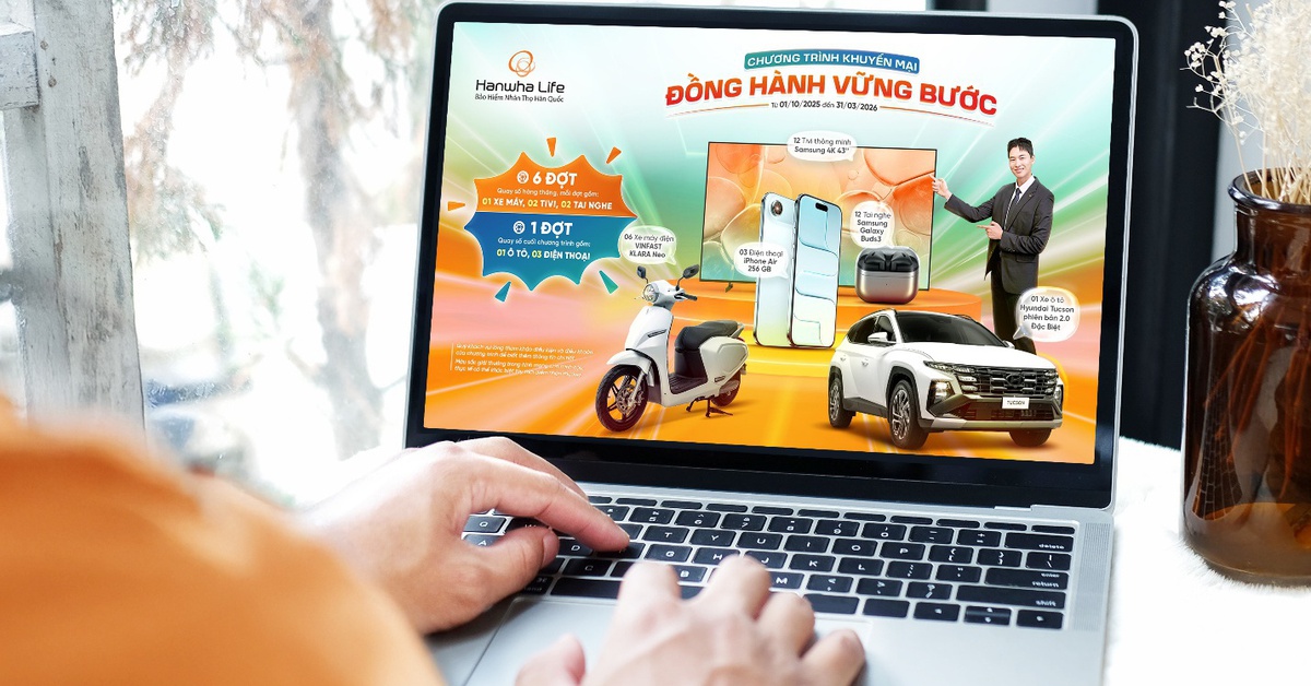 Hanwha Life công bố khách hàng trúng thưởng đợt 3 chương trình 'Đồng hành vững bước'