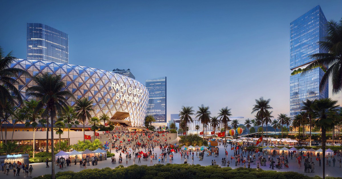 Sân vận động Rạch Chiếc 70.000 chỗ do ai thiết kế?