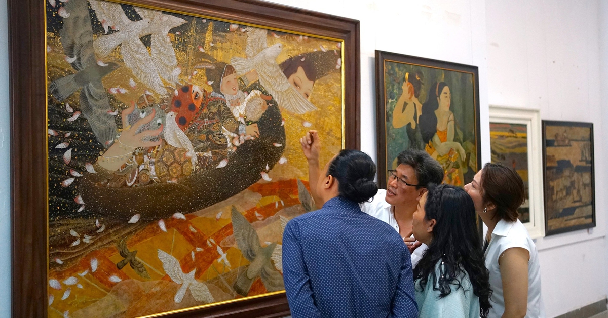 91 họa sĩ hội tụ cùng Sơn mài Sài Gòn lần 4