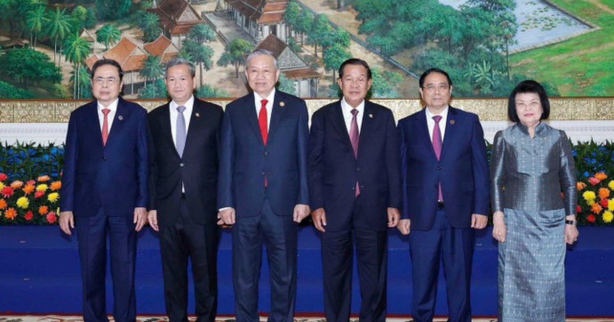 Việt Nam, Campuchia trao 11 văn kiện hợp tác, Tổng Bí thư đề nghị tạo điều kiện cho người gốc Việt