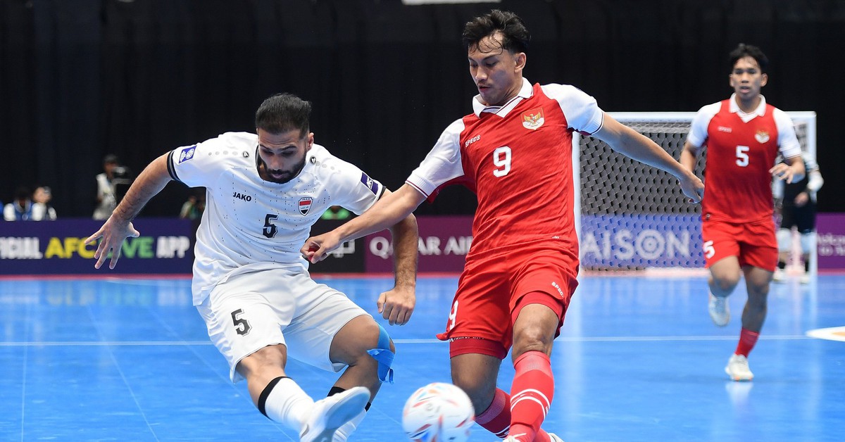Chung kết futsal châu Á 2026 (hiệp 1): Indonesia dẫn ngược Iran 3-1