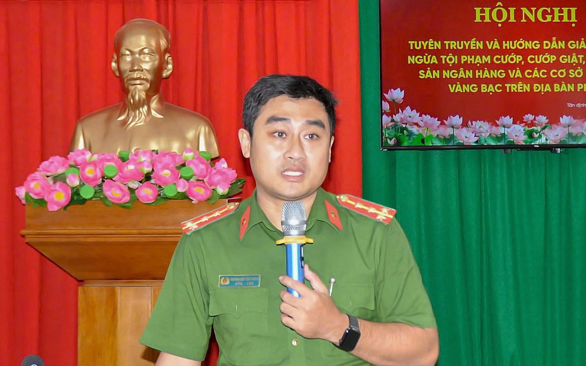 Công an TP.HCM: Nhiều ngân hàng, tiệm vàng còn chủ quan, cần chủ động phòng ngừa tội phạm sớm