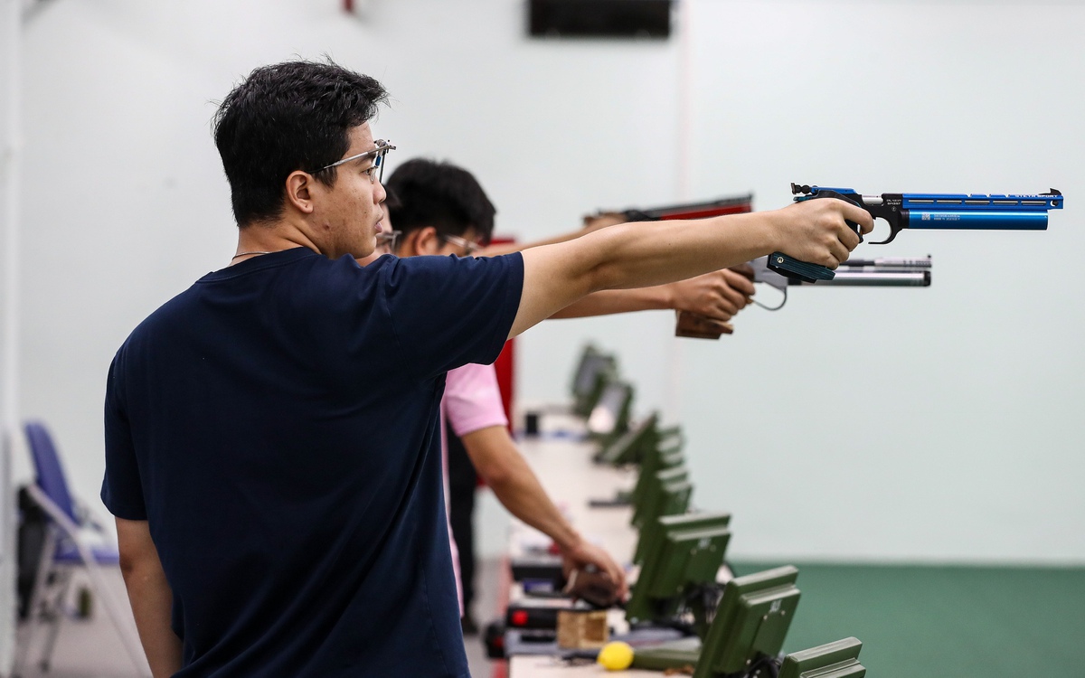 Phạm Quang Huy giành huy chương bạc bắn súng châu Á