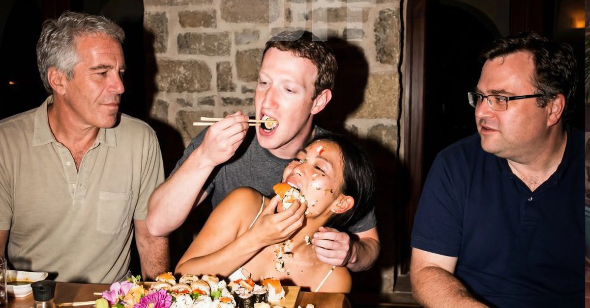 Thực hư ảnh 'Zuckerberg, Hoffman ăn sushi cùng 'tỉ phú ấu dâm' Epstein'?