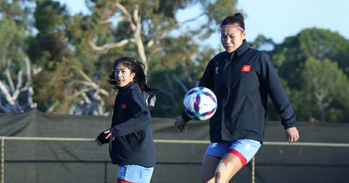 Tuyển nữ Việt Nam thích nghi với thời tiết tại Úc