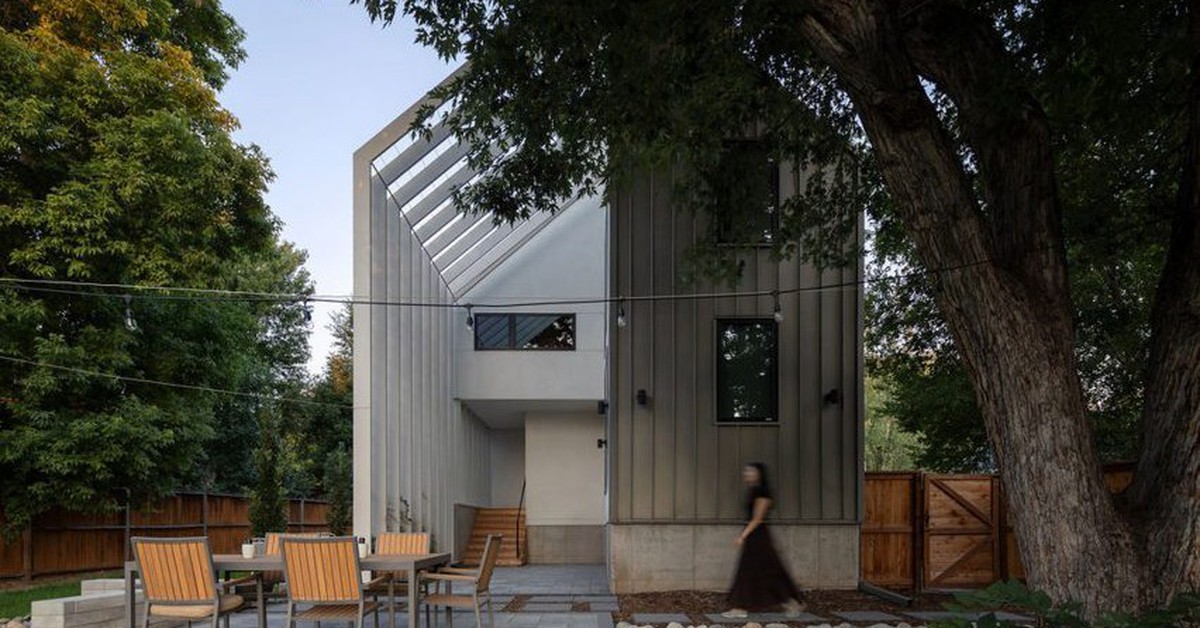 Ngôi nhà tiết kiệm năng lượng xây dựng từ vật liệu tái chế