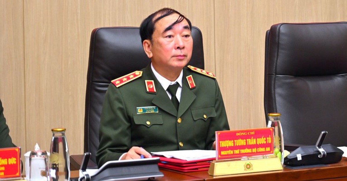 Thượng tướng Trần Quốc Tỏ bàn giao công tác tại Bộ Công an