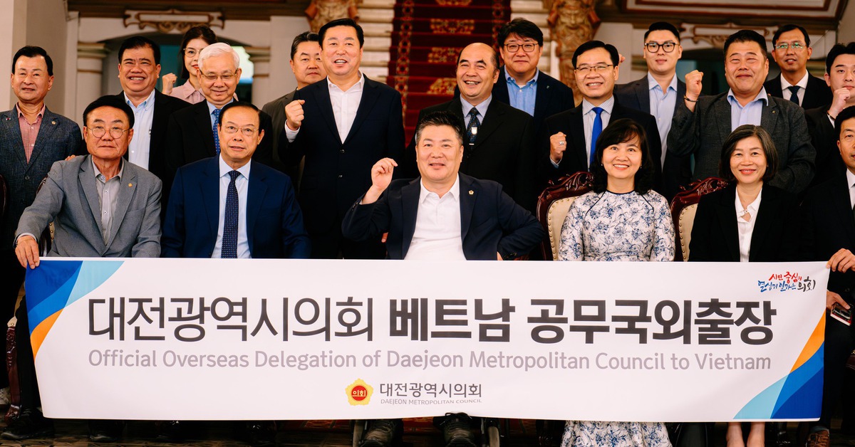 TP.HCM đề xuất nhiều hướng hợp tác mới với thành phố Daejeon, Hàn Quốc