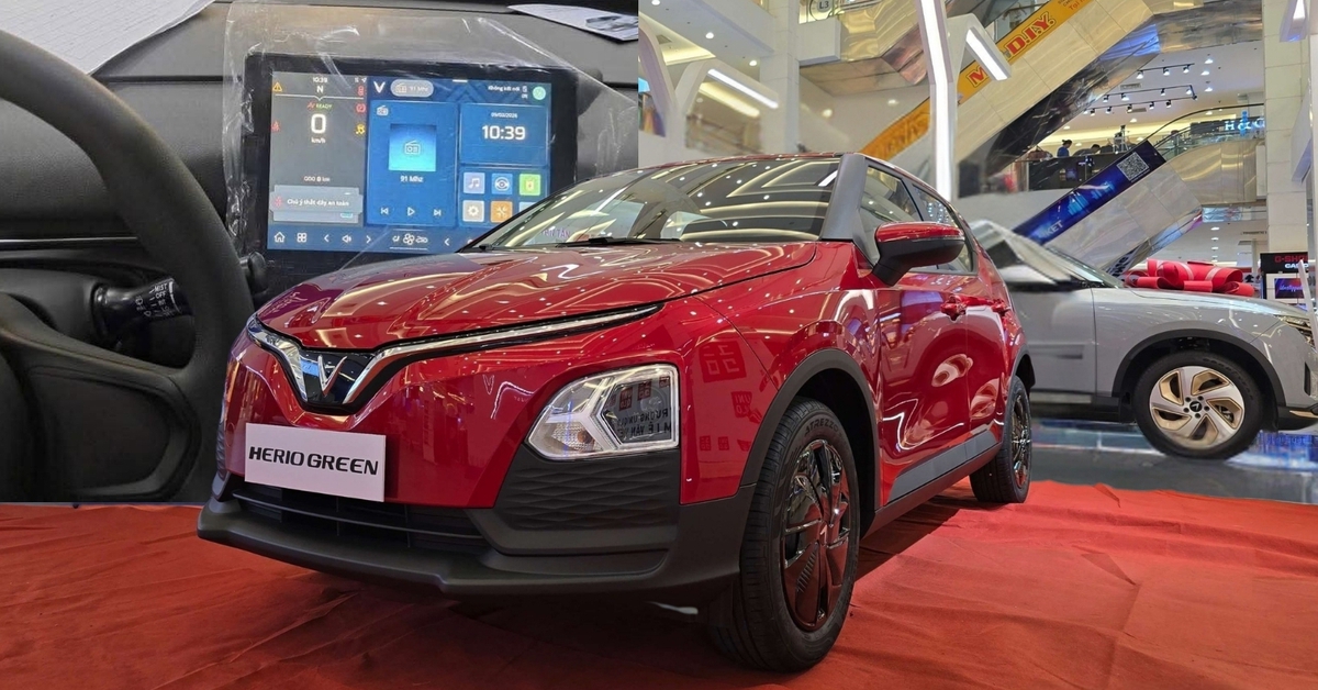 Lộ ảnh VinFast Herio Green bản rẻ nhất giá 479 triệu đồng: Màn lớn nhưng cắt vài tiện nghi