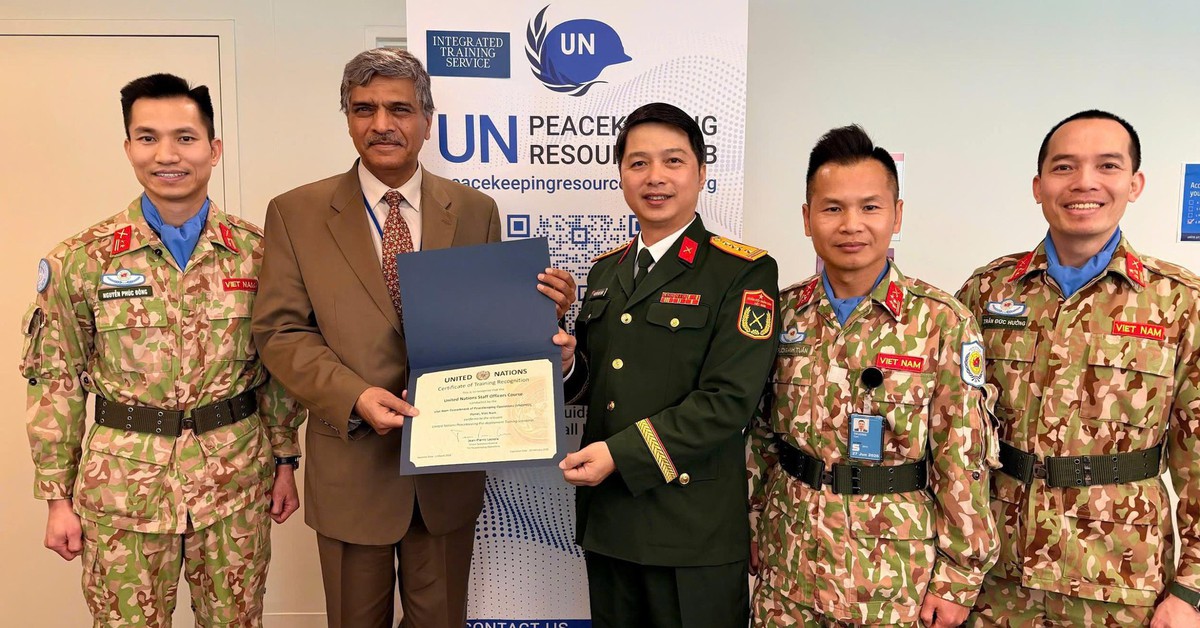 Lần đầu tiên Việt Nam có khóa huấn luyện về gìn giữ hòa bình đạt chuẩn Liên hợp quốc