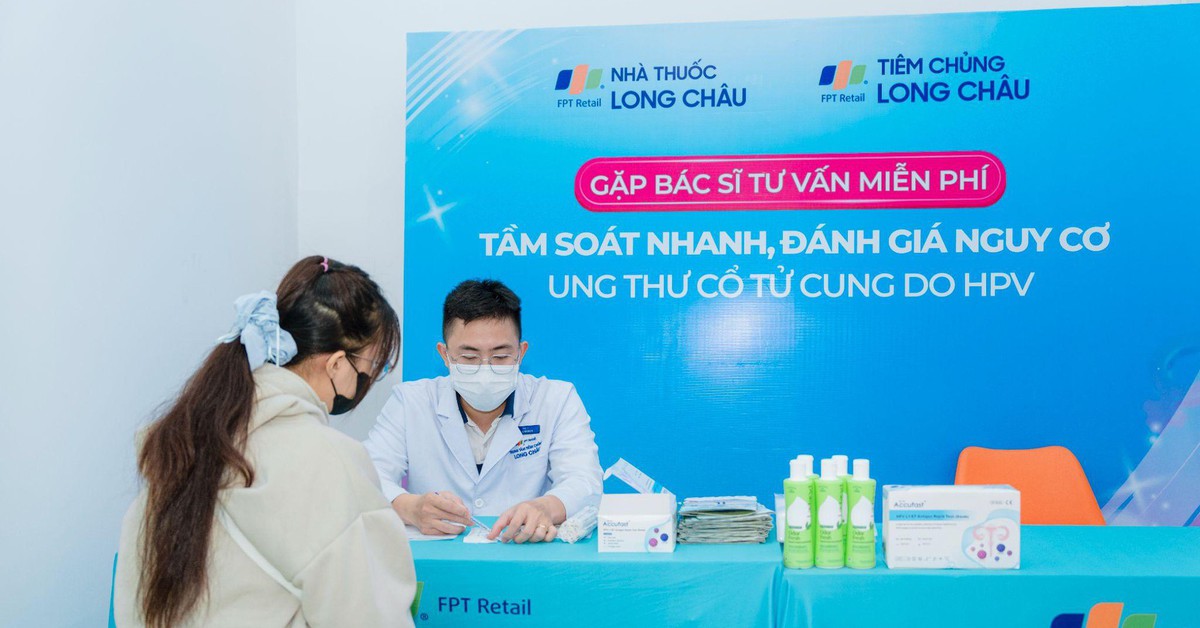 Chặn nguy cơ ung thư cổ tử cung từ sớm: Long Châu tầm soát HPV miễn phí cho cộng đồng