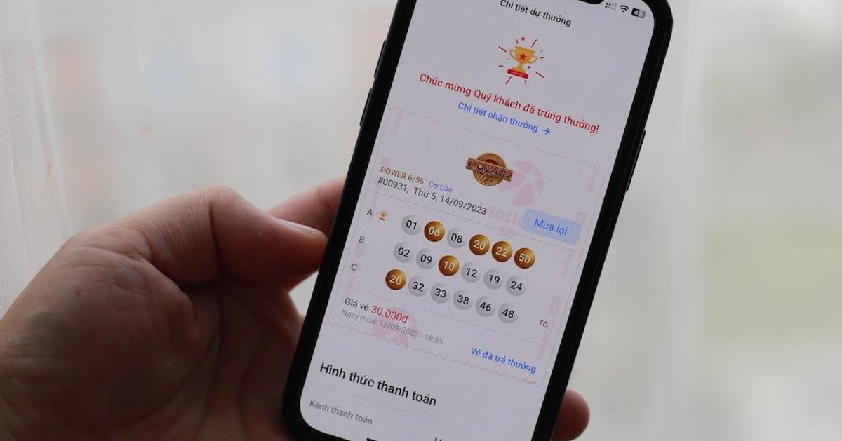 Vietlott thông báo Jackpot tăng thêm hàng tỉ đồng