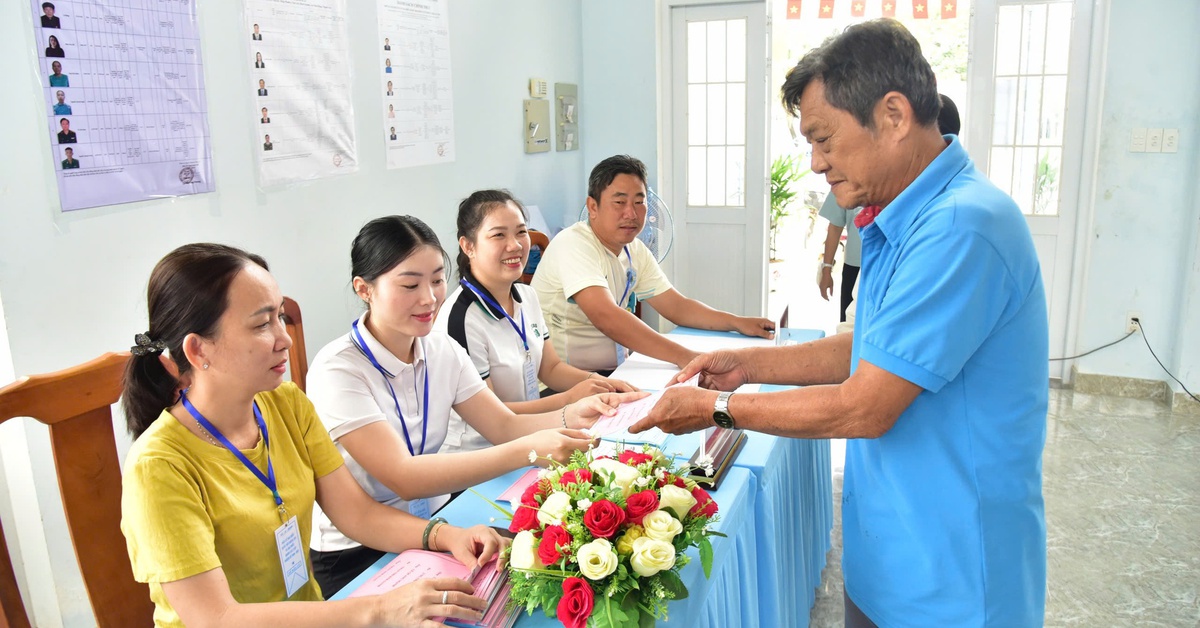 Xã đảo Thạnh An, TP.HCM rộn ràng không khí vận hành thử nghiệm bầu cử