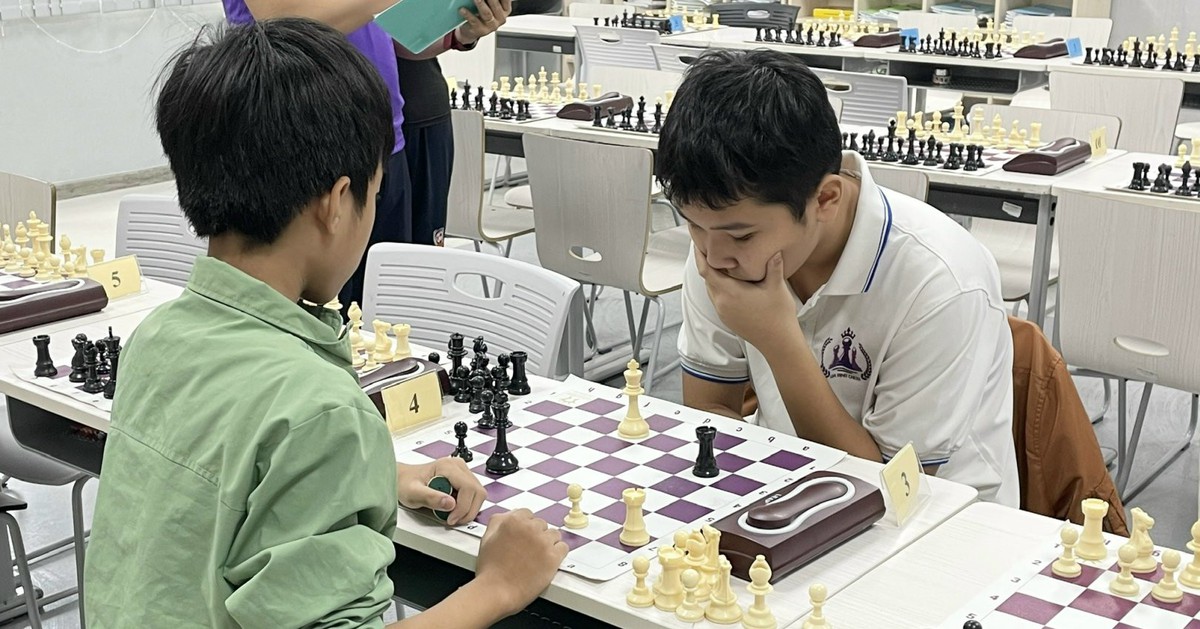 Gần 500 học sinh TP.HCM tranh tài cờ vua