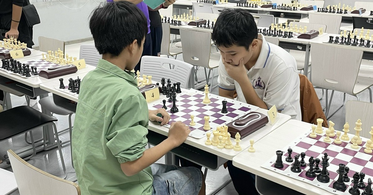 Gần 500 học sinh TP.HCM tranh tài cờ vua