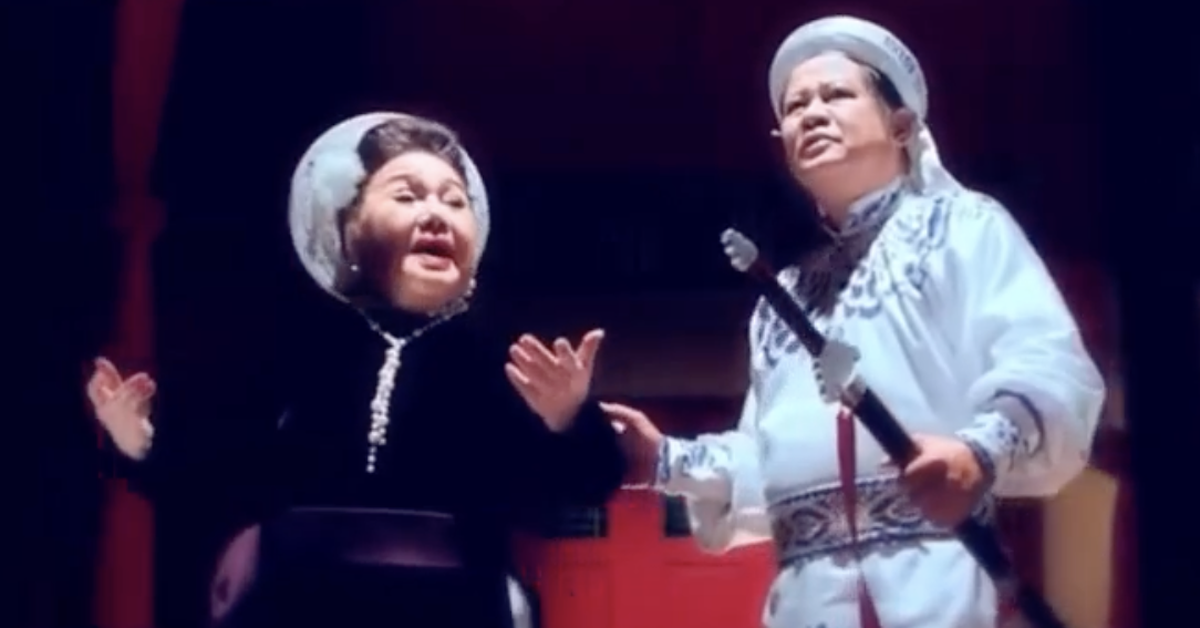 Khán giả chia sẻ clip Ngọc Giàu, Thanh Nam hát Tiếng trống Mê Linh