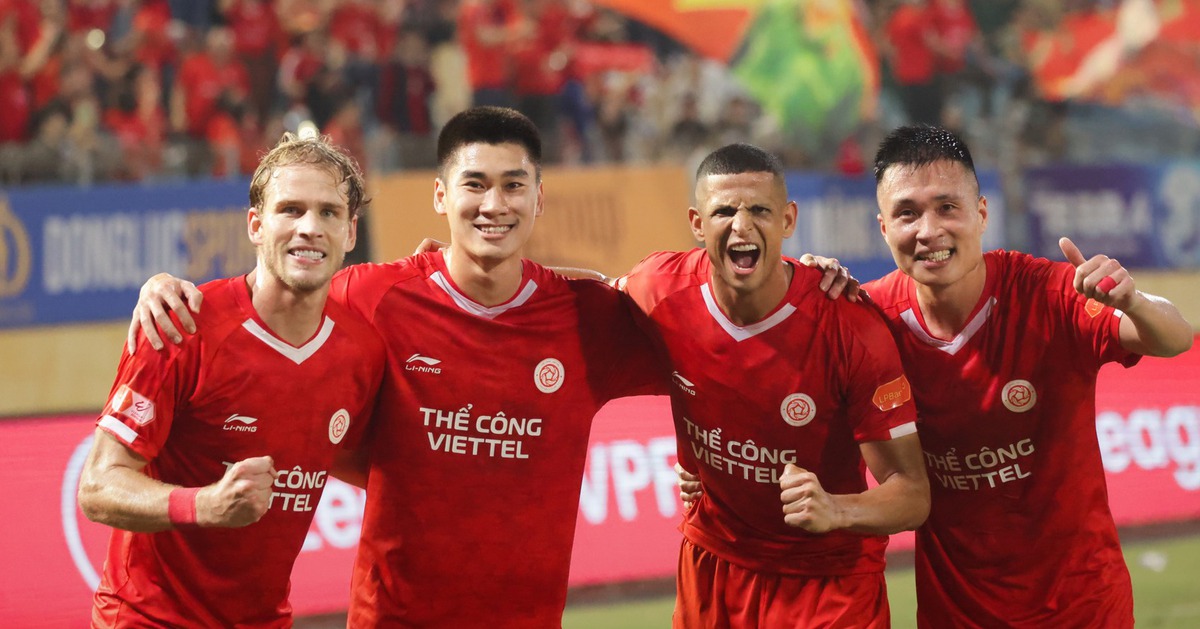 Thể Công - Viettel phả hơi nóng sau lưng CLB Công An Hà Nội